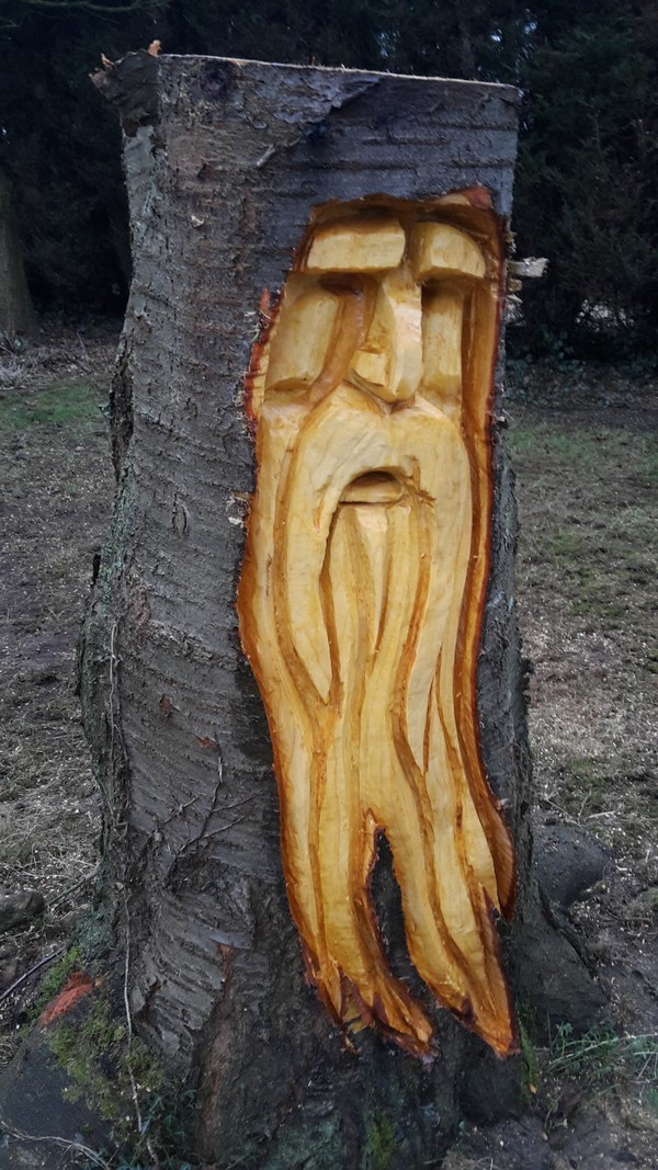 Chainsaw Carving - Bob The Gardener And Tree Surgeon